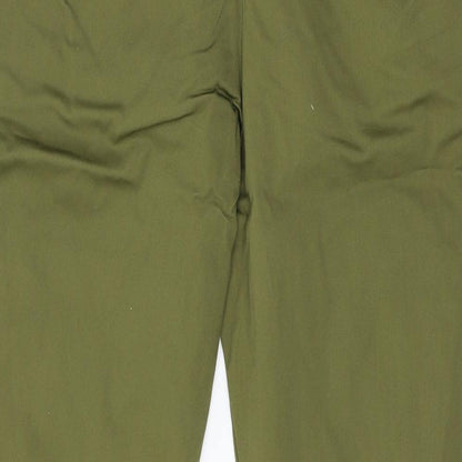 Womens UK Size 30 in Moose Regular Fit  Green Trousers