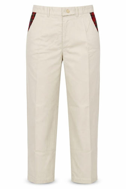 Womens UK Size 30 in Moose Regular Fit  Ivory Trousers
