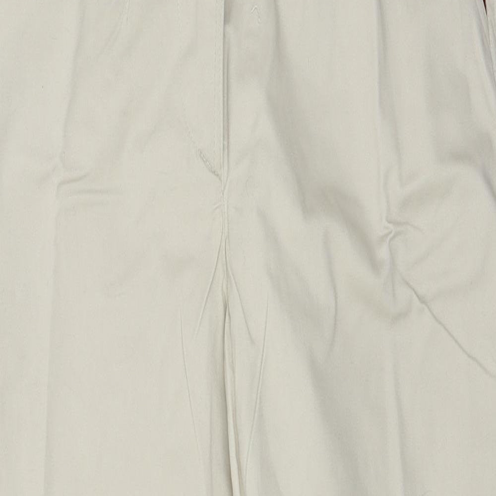 Womens UK Size 30 in Moose Regular Fit  Ivory Trousers