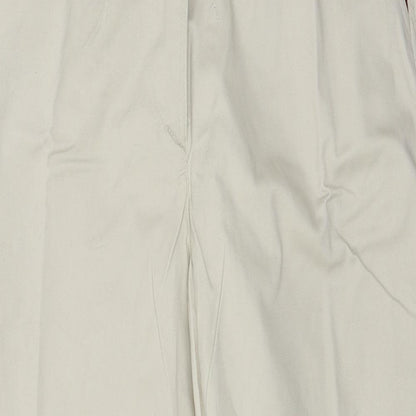 Womens UK Size 30 in Moose Regular Fit  Ivory Trousers