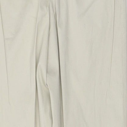 Womens UK Size 30 in Moose Regular Fit  Ivory Trousers