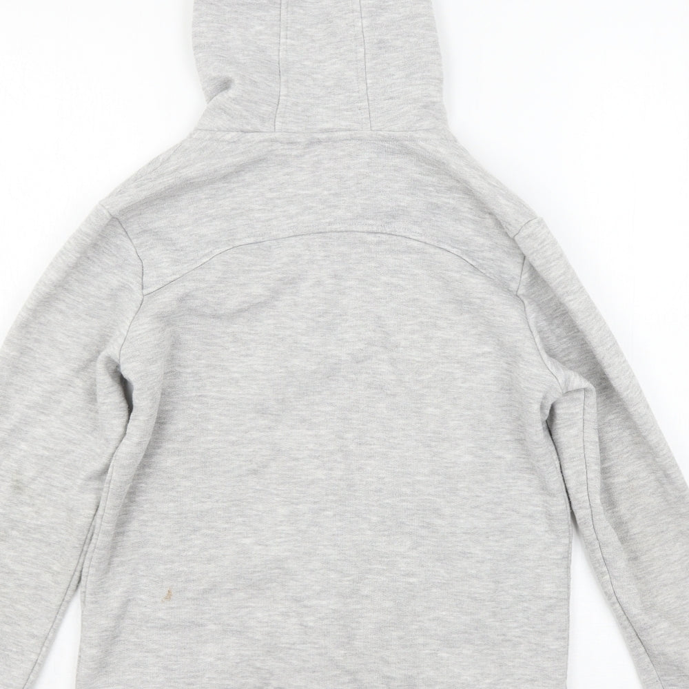 LA Gear Girls Grey  Jersey Full Zip Hoodie Size 11-12 Years
