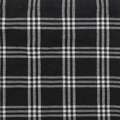 Miss E-vie Girls Black Check Jersey A-Line Skirt Size 10-11 Years