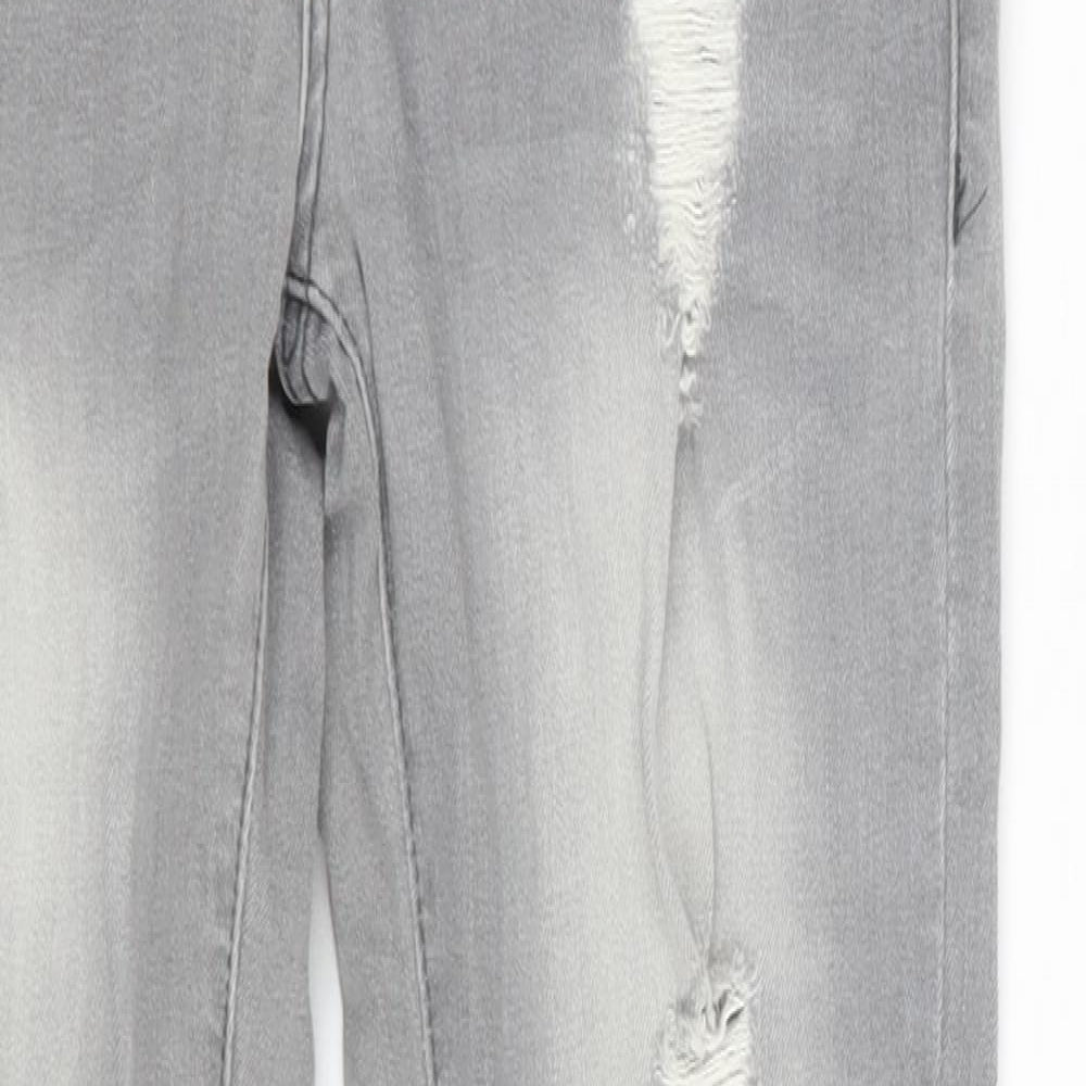 Zeenzo Womens Grey  Denim Skinny Jeans Size 30 in L28 in