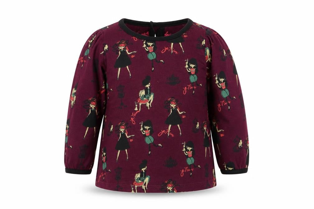 Masquerade Girls Purple   Pullover T-Shirt Size 18-24 Months