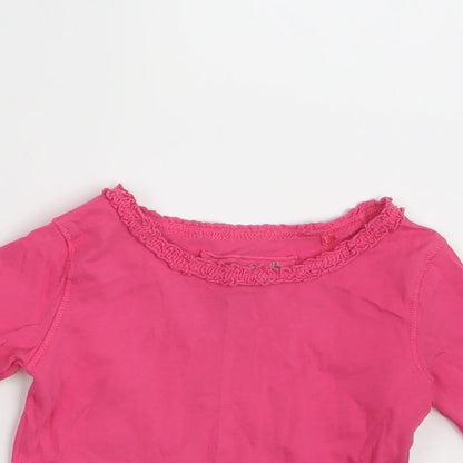 NEXT Girls Pink   Basic T-Shirt Size 6-9 Months