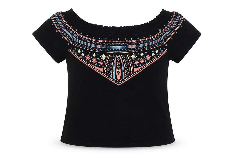 Womens UK Size 8 Primark Black Basic Blouse