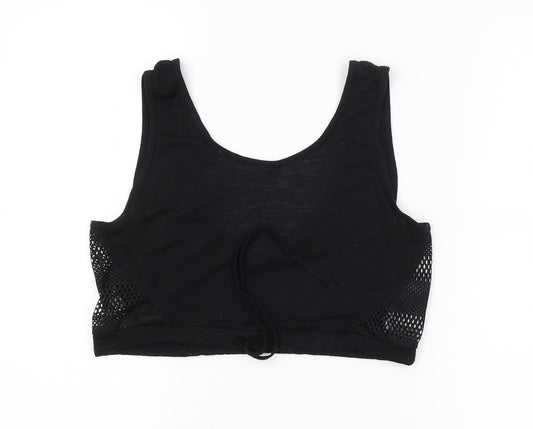 Preworn Womens Black   Cropped Tank