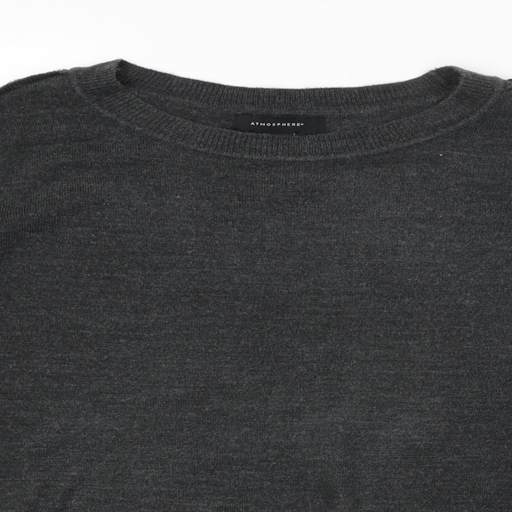 Womens UK Size 8 Atmosphere Black Pullover Jumper