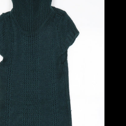 E-vie Womens Green   Jumper Dress  Size 8