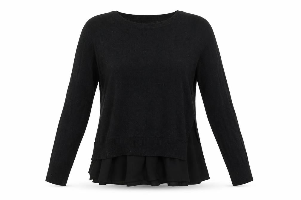 Womens UK Size 12 Topshop Black Pullover Jumper