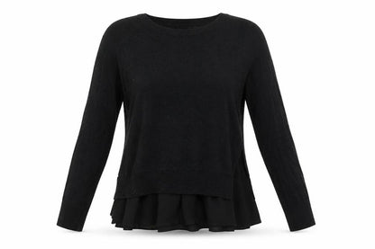 Womens UK Size 12 Topshop Black Pullover Jumper