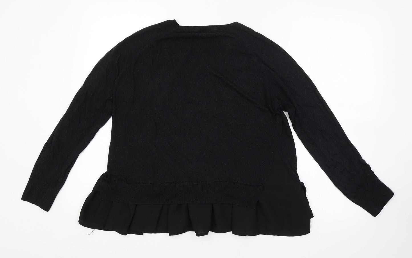 Womens UK Size 12 Topshop Black Pullover Jumper