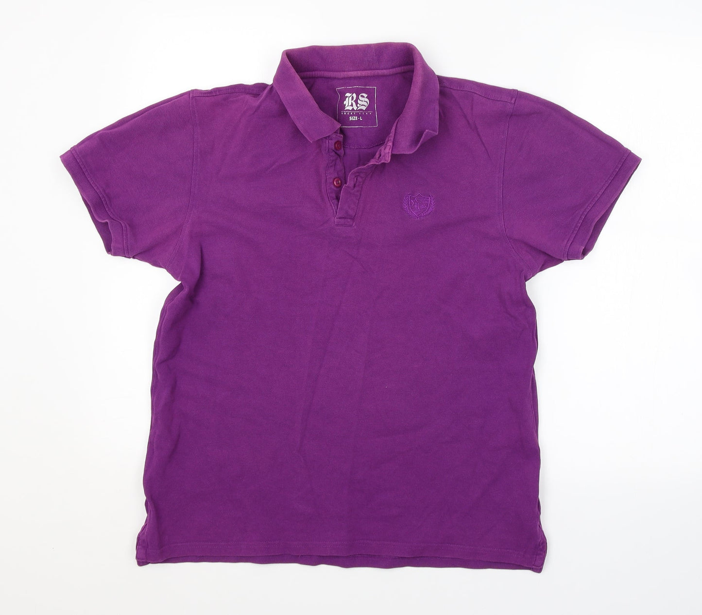 Mens UK Size L ROCKY STAR Cotton Polo Shirt