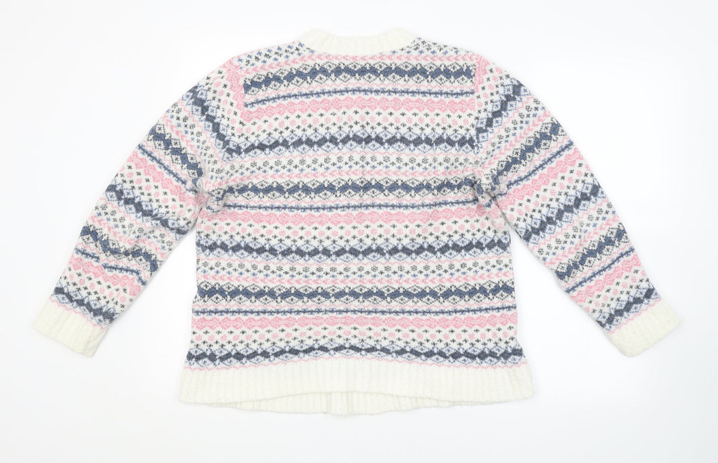 Womens UK Size M Preworn Multicoloured Pullover Jumper