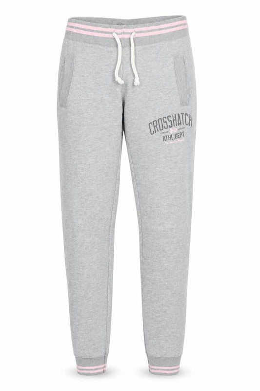 Crosshatch Womens Grey Striped  Sweatpants Trousers Size XS L28 in