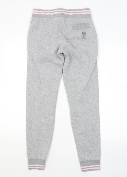 Crosshatch Womens Grey Striped  Sweatpants Trousers Size XS L28 in
