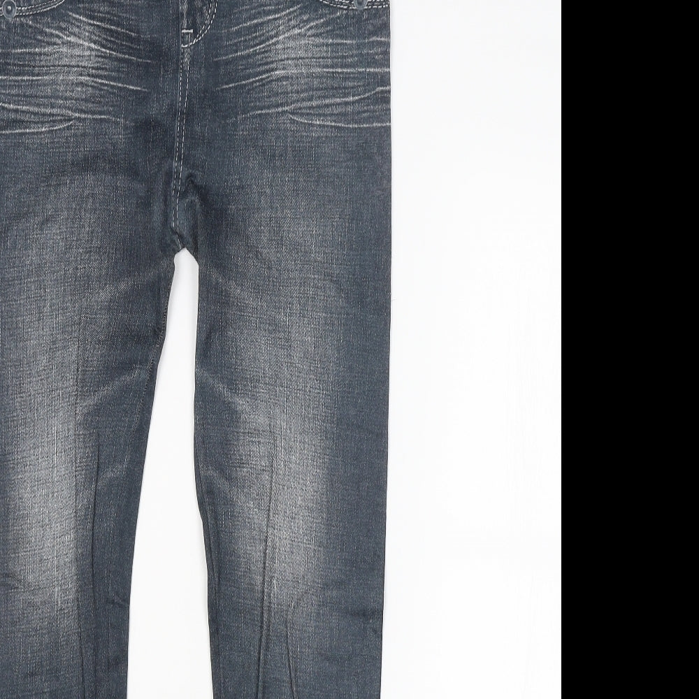 Womens UK Size L Preworn Regular Fit Jegging Blue Trousers
