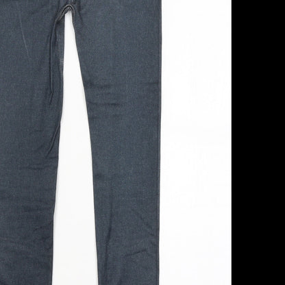 Womens UK Size L Preworn Regular Fit Jegging Blue Trousers