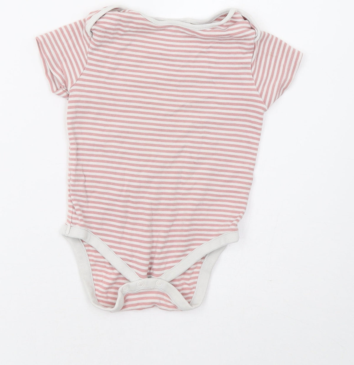 NEXT Baby Pink Striped  Romper One-Piece Size 18 Months