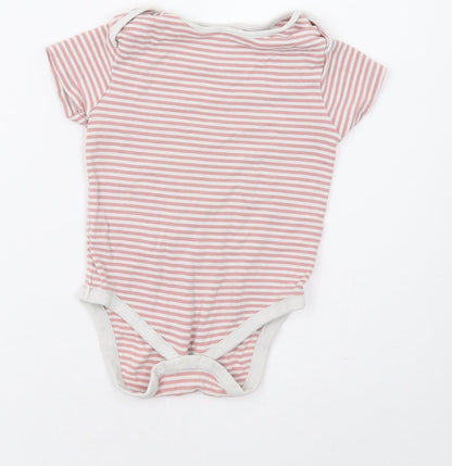 NEXT Baby Pink Striped  Romper One-Piece Size 18 Months