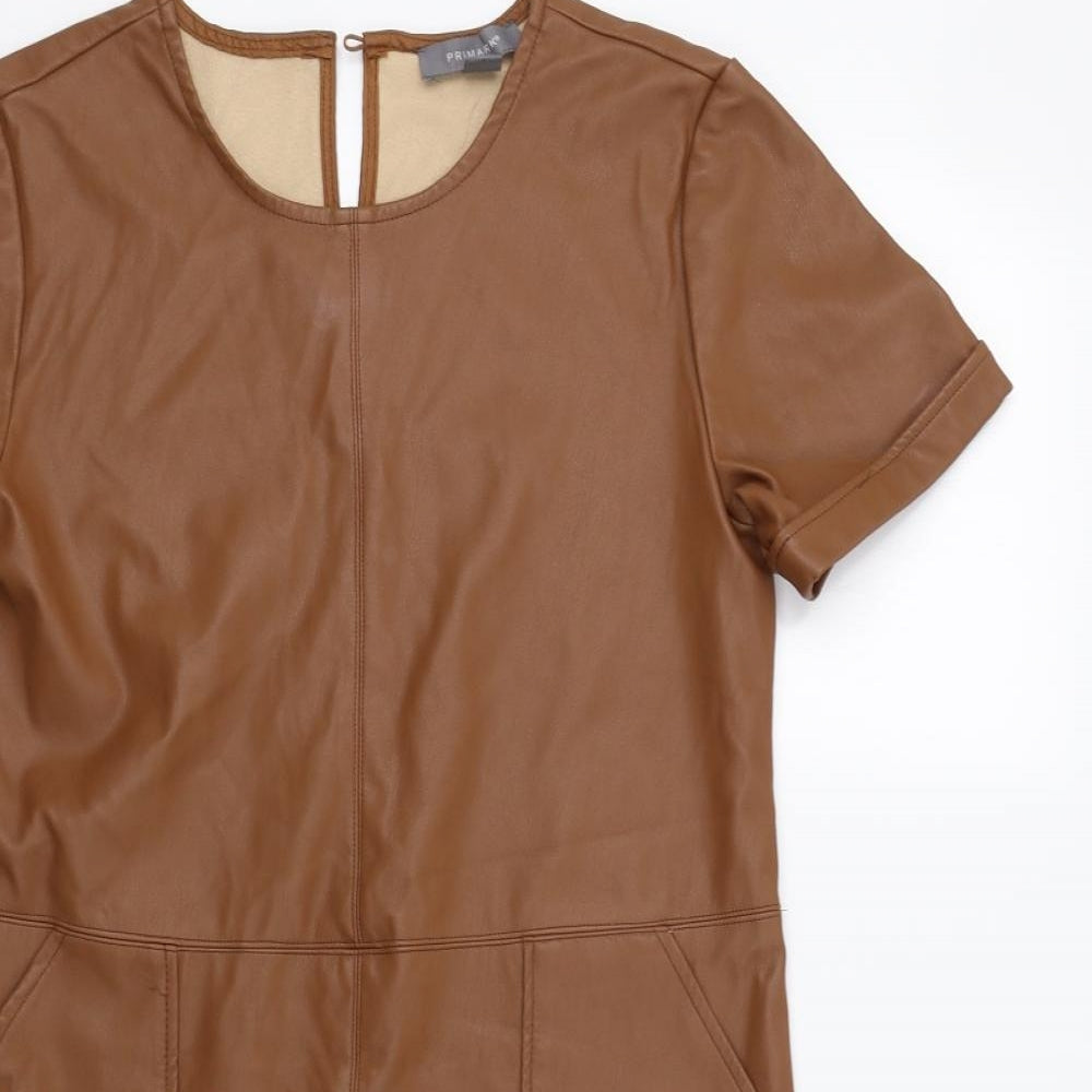 Primark Womens Brown   A-Line  Size 10