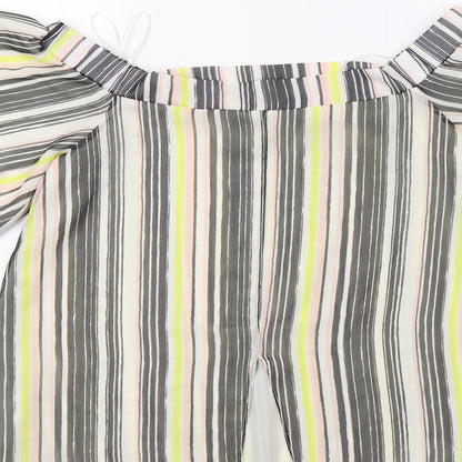 Womens UK Size 12 River Island Multicoloured Basic Blouse