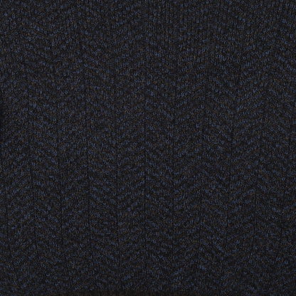 Brand and care label for Nico men’s brown herringbone jumper, size M