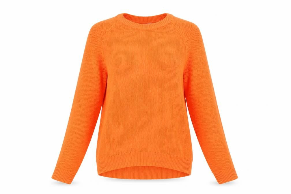 H&M Womens Orange   Pullover Jumper Size M