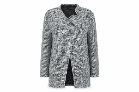 Womens UK Size M Atmosphere Grey Cardigan Jumper