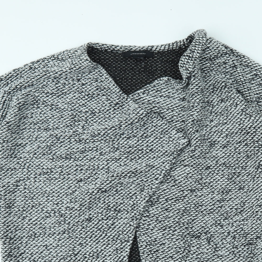 Womens UK Size M Atmosphere Grey Cardigan Jumper