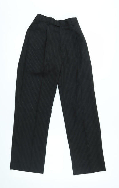 Flipback Boys Black   Chino Trousers Size 11 Years
