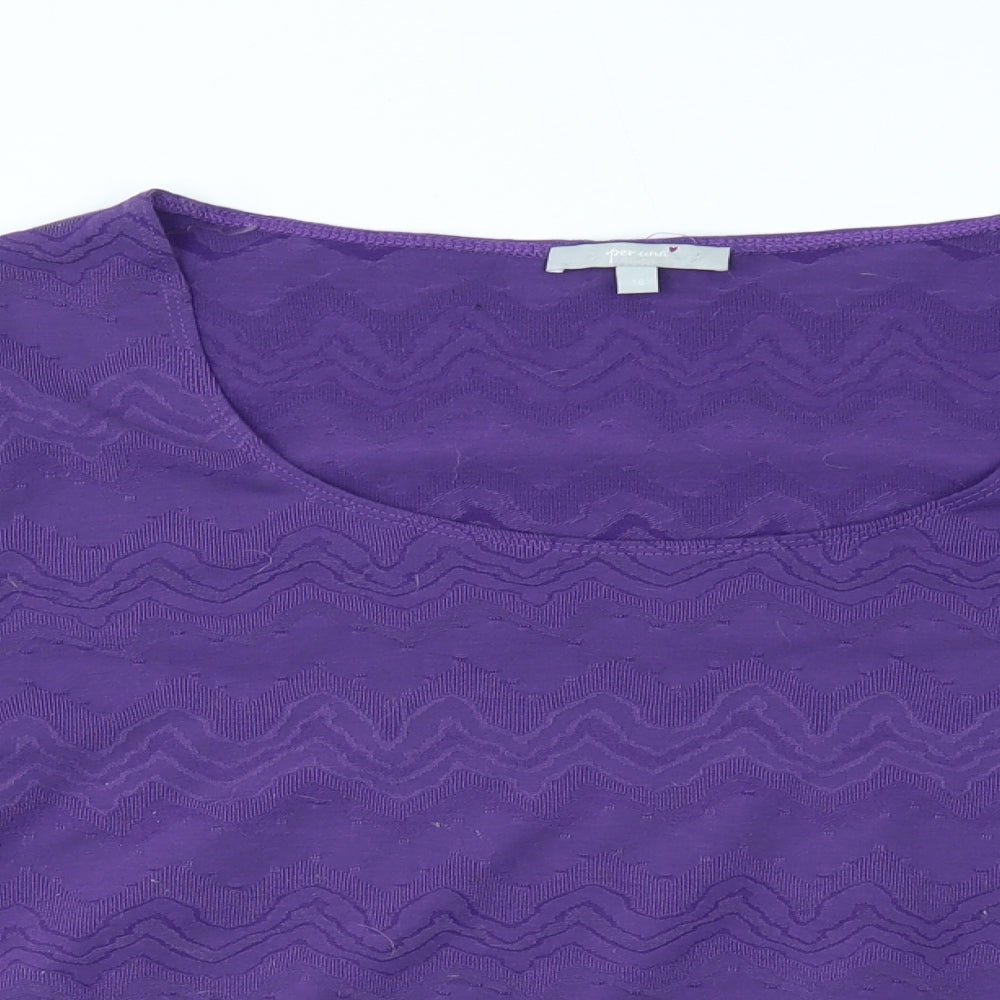 Womens UK Size 16 M&S Purple Pullover Jumper