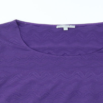 Womens UK Size 16 M&S Purple Pullover Jumper