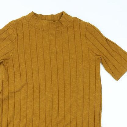 F&F Womens Gold   Tunic Jumper Size 8