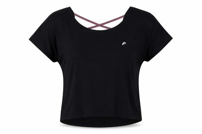 Womens UK Size S F&F Black Basic Blouse