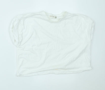 Womens UK Size 8 River Island White Basic Blouse