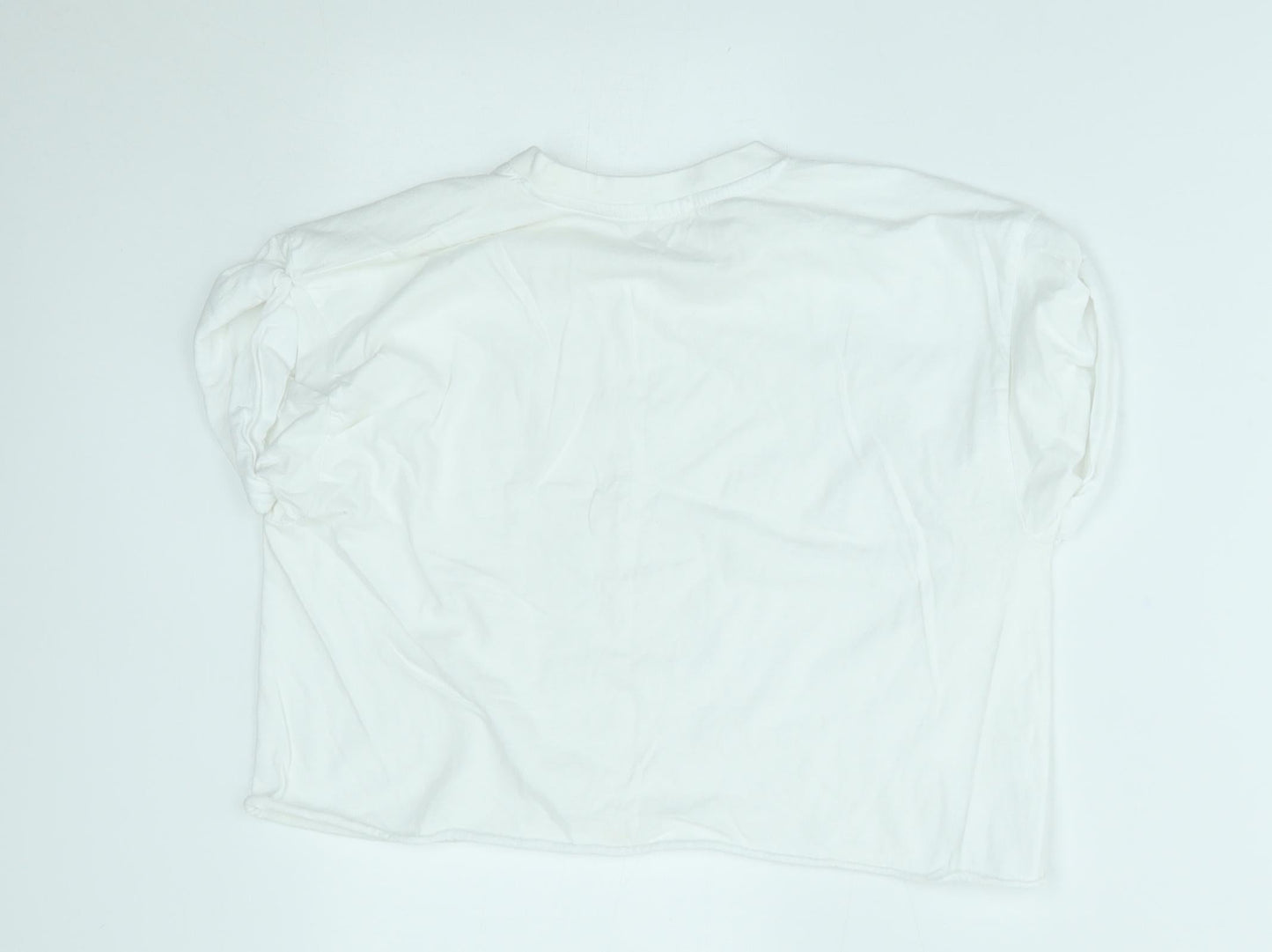 Womens UK Size 8 River Island White Basic Blouse