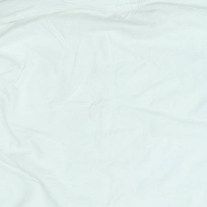 Womens UK Size 8 River Island White Basic Blouse