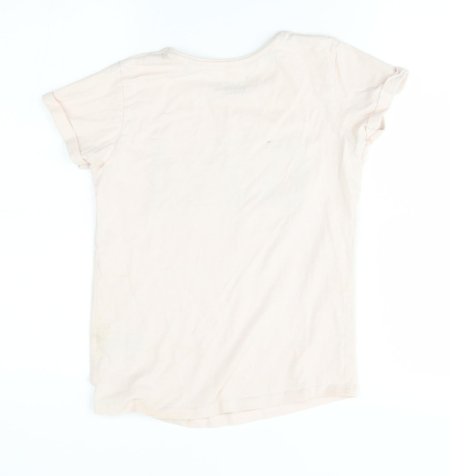 Primark Girls Pink   Basic T-Shirt Size 9-10 Years  - love