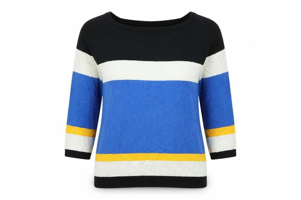 Womens UK Size 10 F&F Blue Pullover Jumper