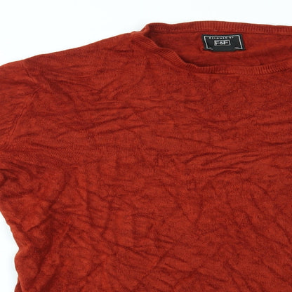 F&F Womens Red   Pullover Jumper Size L