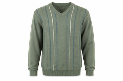 Mens UK Size M EWM Green Pullover Jumper