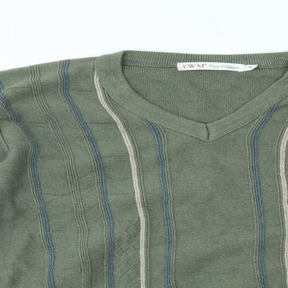 EWM Mens Green   Pullover Jumper Size M
