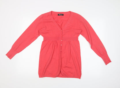 VANIA DEIURI Womens Pink   Cardigan Jumper Size L