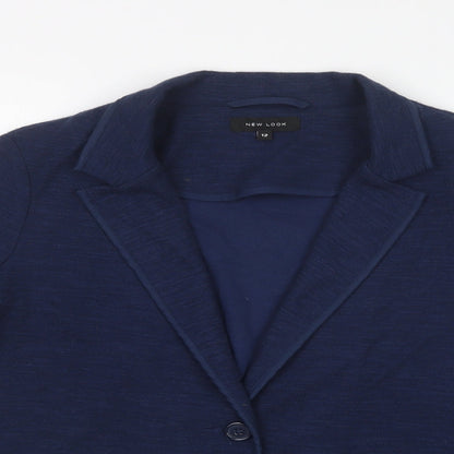 New Look Womens Blue   Jacket Blazer Size 12