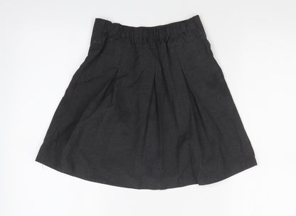 LILY & DAN Girls Grey   Pleated Skirt Size 8-9 Years