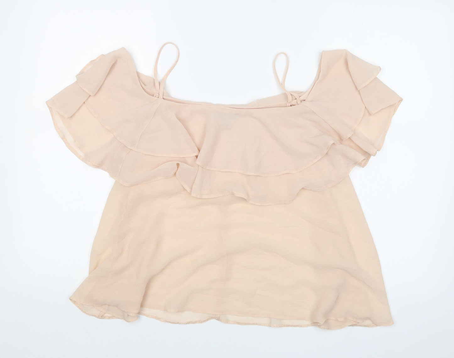Womens UK Size 12 Atmosphere Pink Basic T-Shirt