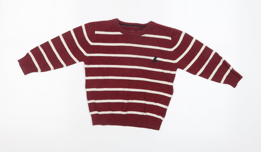 Primark Boys Multicoloured Striped  Pullover Sweatshirt Size 2-3 Years