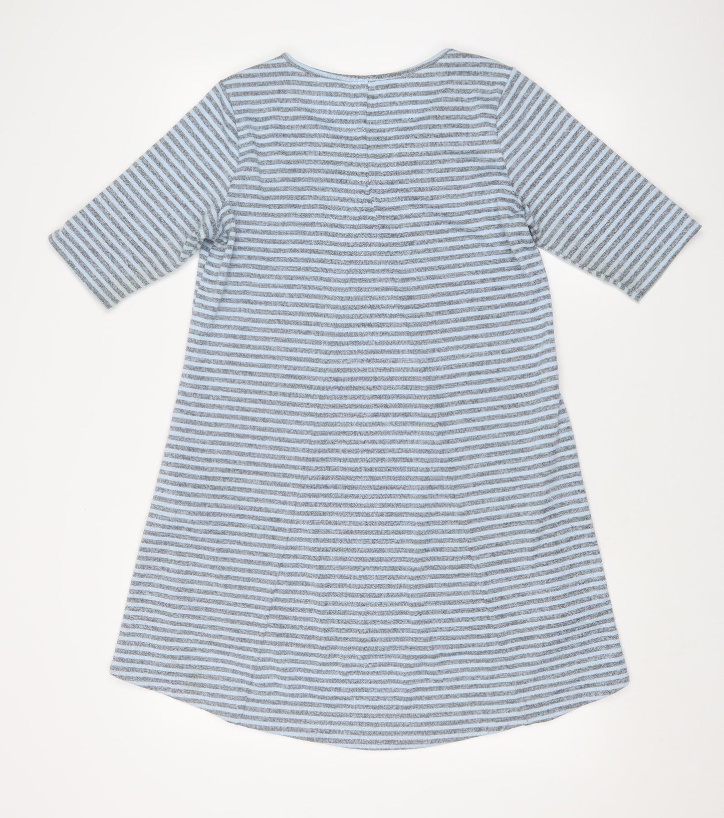 Lisa Rinna Womens Blue Striped  T-Shirt Dress  Size XS